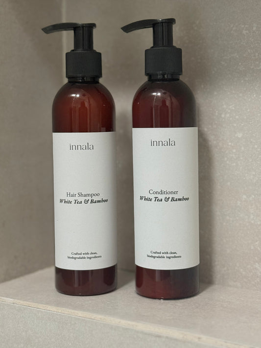 Kit Hair Shampoo + Conditioner. White Tea + Bamboo